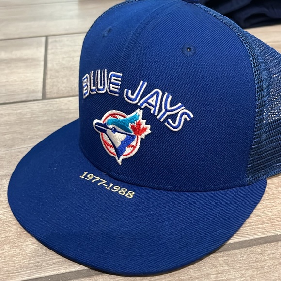 Toronto Blue Jays Blue New Era SnapBack Hat 1977-1988 Cooperstown Collection - Picture 8 of 8